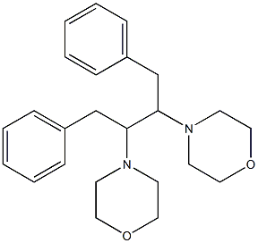 1,4-Diphenyl-2,3-bismorpholinobutane Struktur