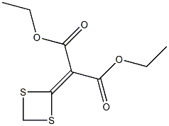 2-(1,3-Dithietan-2-ylidene)malonic acid diethyl ester,,结构式