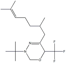 3,6-Dihydro-3-(tert-butyl)-5-(2,6-dimethyl-5-heptenyl)-6-trifluoromethyl-2H-1,3,4-oxadiazine