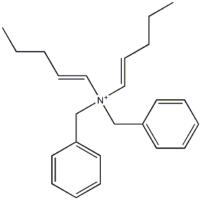 Di(1-pentenyl)dibenzylaminium|