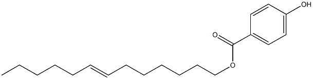 4-Hydroxybenzoic acid 7-tridecenyl ester Struktur
