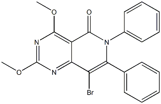 2,4-Dimethoxy-8-bromo-6,7-diphenylpyrido[4,3-d]pyrimidin-5(6H)-one