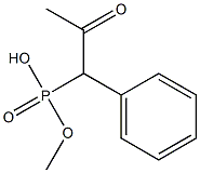 (1-Phenyl-2-oxopropyl)phosphonic acid methyl ester 结构式