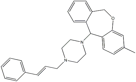 11-(4-Cinnamyl-1-piperazinyl)-3-methyl-6,11-dihydrodibenz[b,e]oxepin