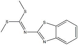 N-[Bis(methylthio)methylene]benzothiazole-2-amine Structure