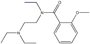 N-Ethyl-N-[2-(diethylamino)ethyl]-2-methoxybenzamide Structure