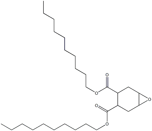 7-Oxabicyclo[4.1.0]heptane-3,4-dicarboxylic acid didecyl ester,,结构式