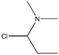 N-(1-Chloropropyl)dimethylamine Structure