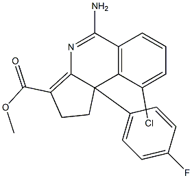 5-Amino-1,9b-dihydro-9-chloro-9b-(4-fluorophenyl)-2H-cyclopent[c]isoquinoline-3-carboxylic acid methyl ester|