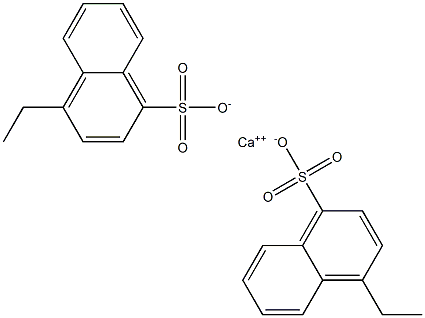 Bis(4-ethyl-1-naphthalenesulfonic acid)calcium salt 结构式