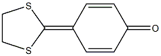 4-(1,3-Dithiolan-2-ylidene)-2,5-cyclohexadien-1-one 结构式