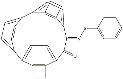 1,2-[p-Phenylenebis(ethylene-4,1-phenylene)]-1,2-ethanedione 1-(S-phenyl thioxime) 结构式