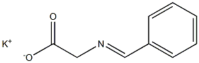 N-Benzylideneglycine potassium salt Structure