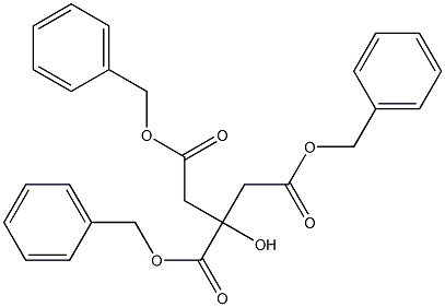 Citric acid tribenzyl ester Struktur
