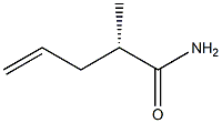 [S,(+)]-2-Methyl-4-pentenamide Structure