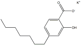 4-Heptyl-2-hydroxybenzoic acid potassium salt|