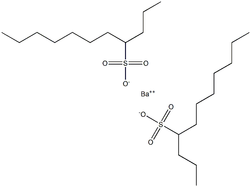 Bis(undecane-4-sulfonic acid)barium salt Struktur