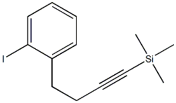 1-(4-トリメチルシリル-3-ブチニル)-2-ヨードベンゼン 化学構造式