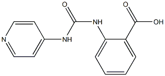 1-[(2-Carboxyphenyl)]-3-(pyridin-4-yl)urea,,结构式