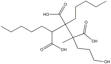 Butane-1,2,3-tricarboxylic acid 3-(3-hydroxypropyl)1,2-dipentyl ester