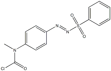 1-[4-[(Chlorocarbonyl)methylamino]phenyl]-2-(phenylsulfonyl)diazene