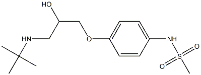 N-[4-[2-Hydroxy-3-tert-butylaminopropyloxy]phenyl]methanesulfonamide