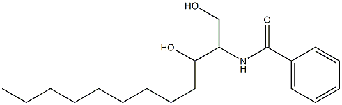 N-(1,3-Dihydroxydodecan-2-yl)benzamide,,结构式