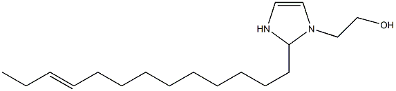 2-(10-Tridecenyl)-4-imidazoline-1-ethanol Struktur
