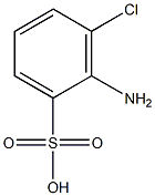 2-アミノ-3-クロロベンゼンスルホン酸 化学構造式
