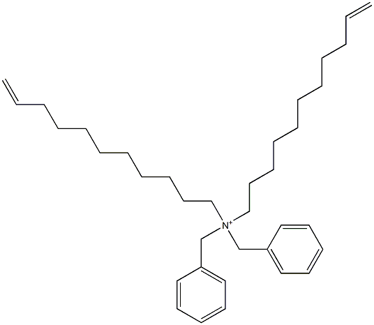 Di(10-undecenyl)dibenzylaminium Structure