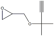 1-(1,1-Dimethylpropargyloxy)-2,3-epoxypropane,,结构式