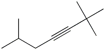 2,2,6-Trimethyl-3-heptyne Structure