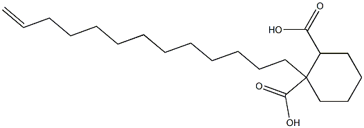 Cyclohexane-1,2-dicarboxylic acid hydrogen 1-(12-tridecenyl) ester Structure