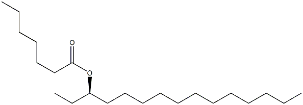 [R,(+)]-3-ペンタデカノールヘプタノアート 化学構造式