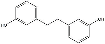 1,2-Bis(3-hydroxyphenyl)ethane 结构式