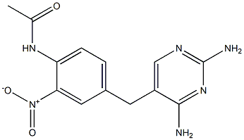 2,4-Diamino-5-[4-acetylamino-3-nitrobenzyl]pyrimidine