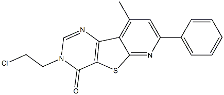 3-(2-Chloroethyl)-9-methyl-7-phenylpyrido[3',2':4,5]thieno[3,2-d]pyrimidin-4(3H)-one