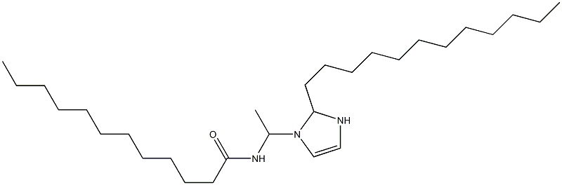 1-(1-Lauroylaminoethyl)-2-dodecyl-4-imidazoline Structure