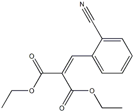 (2-Cyanobenzylidene)malonic acid diethyl ester Structure