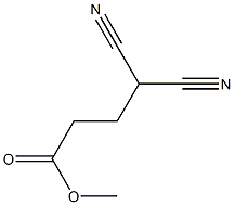 4,4-Dicyanobutanoic acid methyl ester 结构式