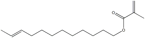 Methacrylic acid (10-dodecenyl) ester Struktur