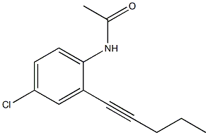 N-[4-Chloro-2-(1-pentynyl)phenyl]acetamide