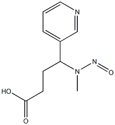 4-(Methylnitrosoamino)-4-(3-pyridyl)butanoic acid