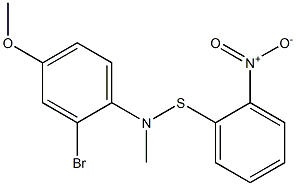 N-[(2-Nitrophenyl)thio]-N-(2-bromo-4-methoxyphenyl)methanamine