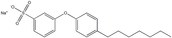 3-(4-Heptylphenoxy)benzenesulfonic acid sodium salt