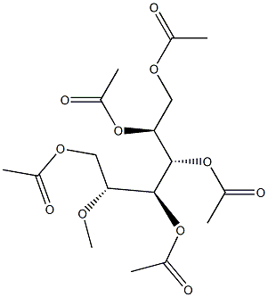 2-O-Methyl-1-O,3-O,4-O,5-O,6-O-pentaacetyl-L-glucitol|