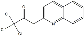 3-(Quinolin-2-yl)-1,1,1-trichloro-2-propanone Structure