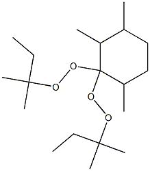 2,3,6-Trimethyl-1,1-bis(tert-pentylperoxy)cyclohexane 结构式