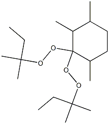 2,3,6-Trimethyl-1,1-bis(tert-pentylperoxy)cyclohexane,,结构式