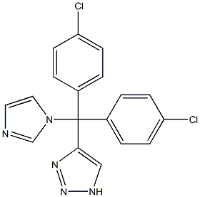 4-[Bis(4-chlorophenyl)(1H-imidazol-1-yl)methyl]-1H-1,2,3-triazole